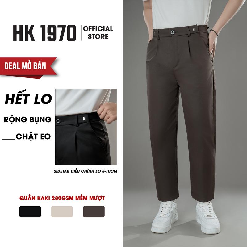 [DEAL MỞ BÁN] Quần KaKi Nam Sitetab Chỉnh Eo Linh Hoạt, Vải Kaki 280gsm Mềm Mượt Thiết kế Cạp Cao Form Dáng Baggy Phong Cách Hàn Quốc Q221
