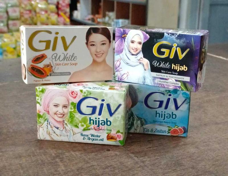 Product Introduction of Paket  GIV  Mandi Batang 72gr - GIV Bar Soap Mencerahkan Saffron Niacinamide Mengencangkan Memudarkan Pencerah antiseptik 15