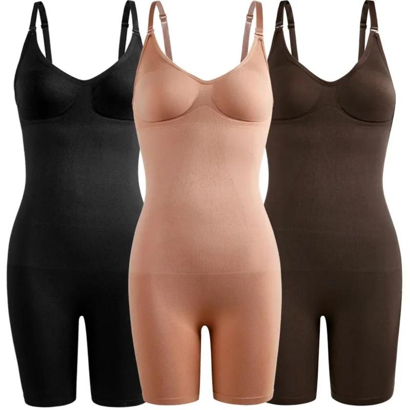 Seamless Bodysuit Women Butt Lifter Shapewear Belly Control Body Shaper Corset Strappy-Back Chest Lift Correct Posture Underwear 2