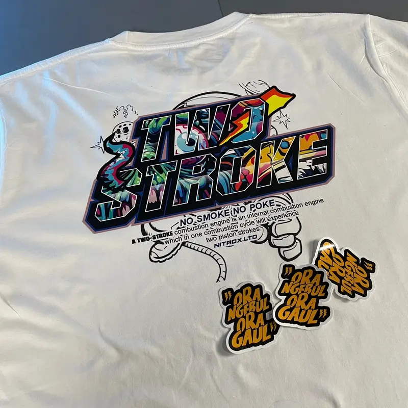 Kaos Nitrox Smoke V3/ Kaos 2tak /  Kaos Pria Katun 7