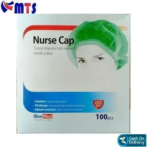 Nurse Cap Topi Perawat Penutup Kepala Onemed Buat Gojeg box isi 100pcs