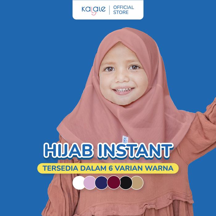 Promo Kalale - Hijab Instant Anak dan Bayi 0-2 Tahun Navy Nyaman Muslim ...