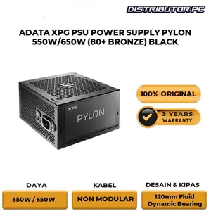 ADATA XPG PSU POWER SUPPLY PYLON 550W/650W (80+ BRONZE) BLACK