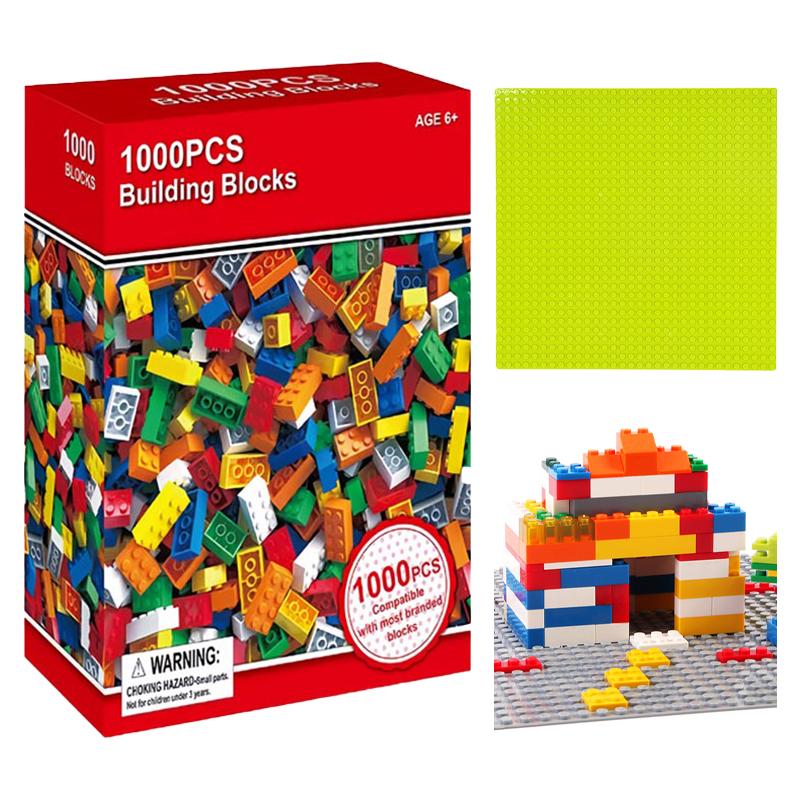 Mainan BALOK 500/1000PCS Anak Building Block Edukatif Susun Partikel ...