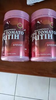 Product Review of PRACAMPURAN KOPI TOMATO PUTIH 3in1 stevia coffee tomato putih from G**✨ A**N 0