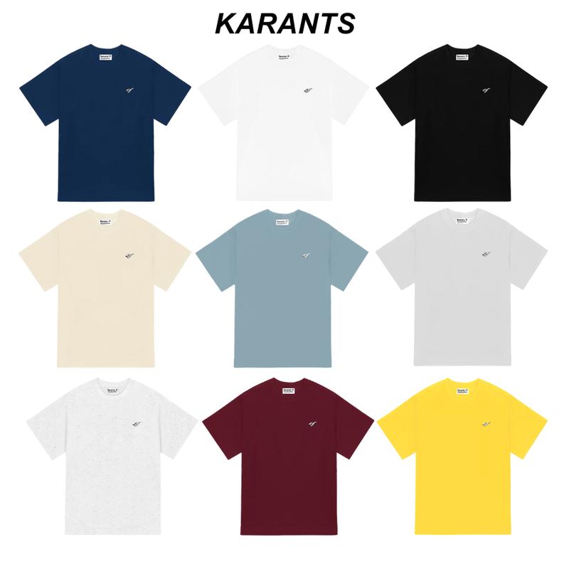 Áo Thun Trơn 99k Logo Kim Loại Karants Cotton 260gsm Premium Form Oversize Nam Nữ Unisex Menswear Hot Trend 2025 - KR212