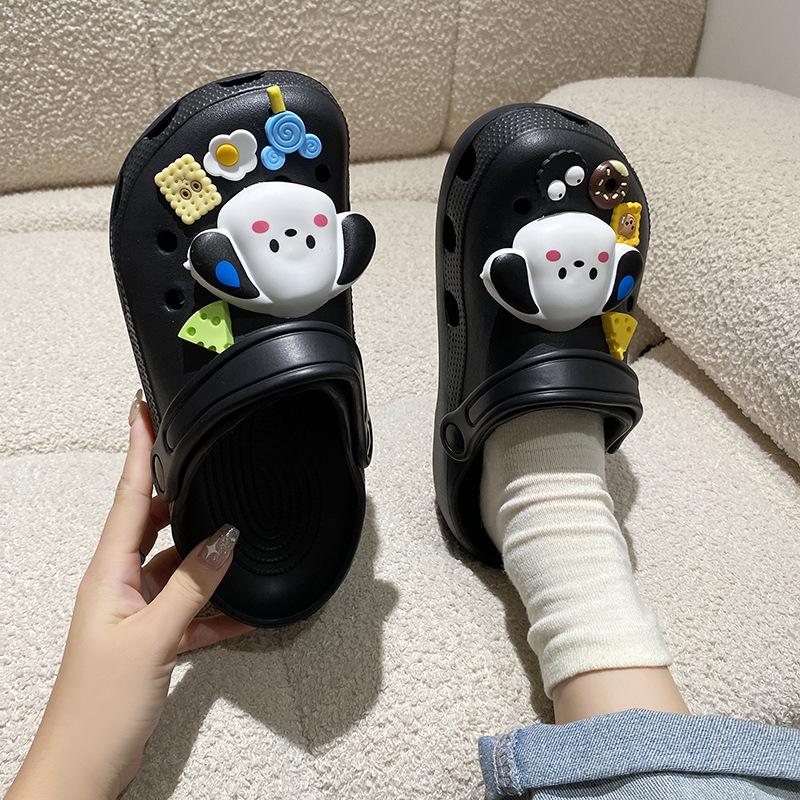 Dejavu Sandal Slop Wanita Karet Sendal Wedges Wanita Sandal Kodok Rumah Selop Baim Dewasa Kekinian Sandal Anti Slip HSN124 4