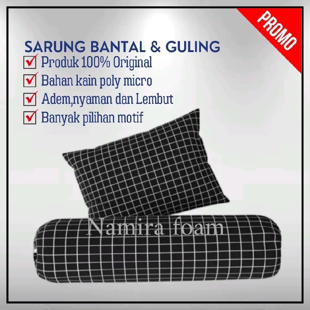 Sarung Bantal dan sarung guling motif terbaru 1 set sarung bantal dan guling elegant mewah adem dan lembut Bisa Dicuci Katun