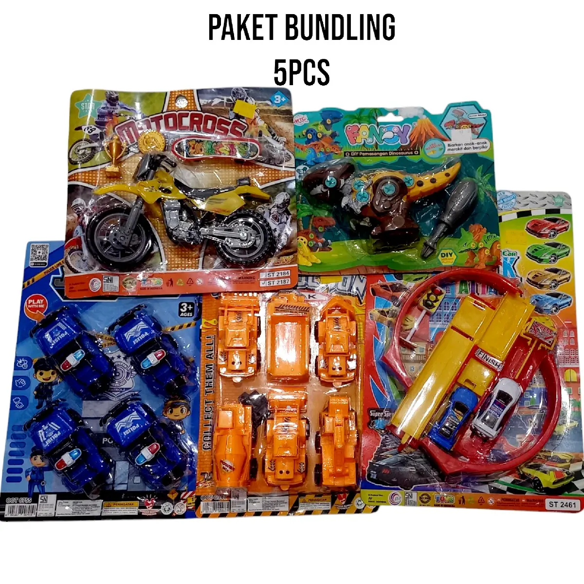MAINAN ANAK LAKI-LAKI PAKET BUNDLING