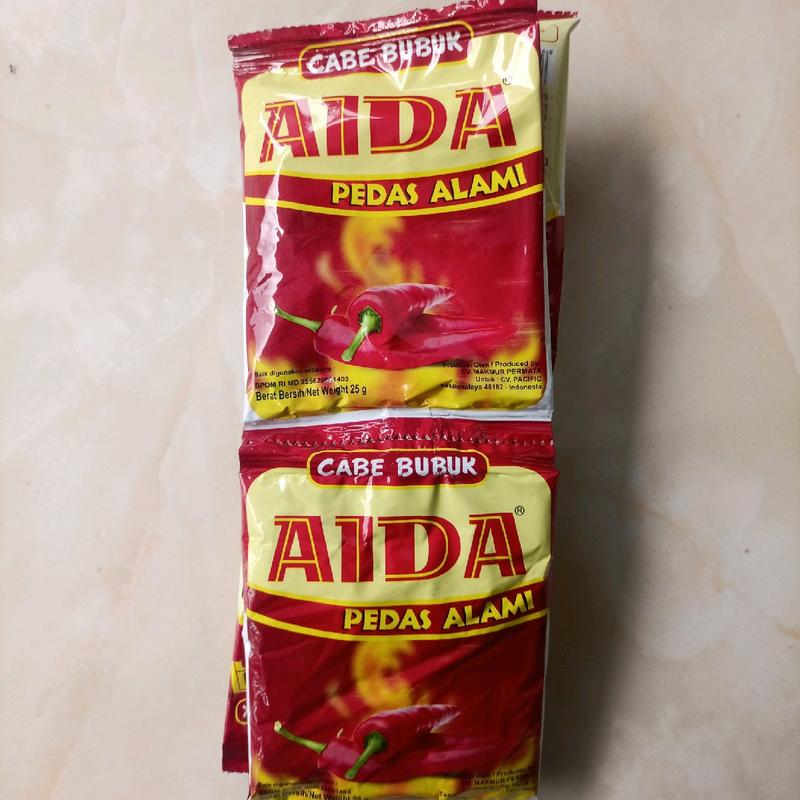 Cabe Bubuk AIDA / Cabai Kering Bubuk 25 gram 4