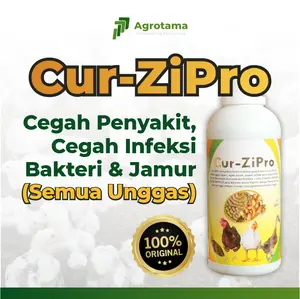 Antibiotik Alami unggas CUR ZIPRO Obati CRD Cekrek & Ngorok 500 ml