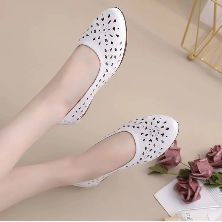 SS24 Giày Đế Bằng Cho Nữ, Mũi Nhọn, Đế Mềm, Chống Trượt, Chống Mài Mòn, Màu Trơn Thanh Lịch Và Đơn Giản, Thích Hợp Cho Công Việc Thường Ngày Đi Lại, Kiểu Lười, Dễ Phối Đồ, Thời Trang, Phong Cách Mới Đồng Shoes 7