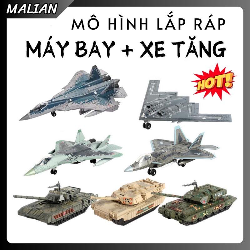 Mô Hình Quân Sự Nhựa Lắp Ráp Máy Bay Tiêm Kích, Xe Tăng, Trực Thăng