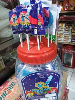 Product Review of Permen Pendekar biru Toples @100 pcs Candy Food Snacks Makanan from j**n 0