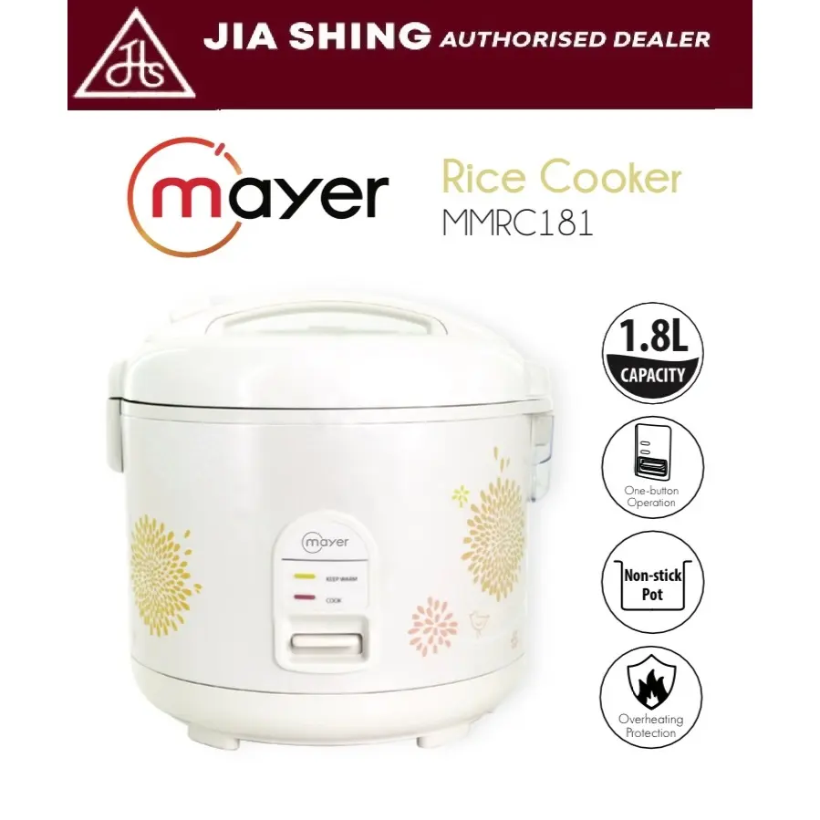 Mayer 1.8L Rice Cooker MMRC181