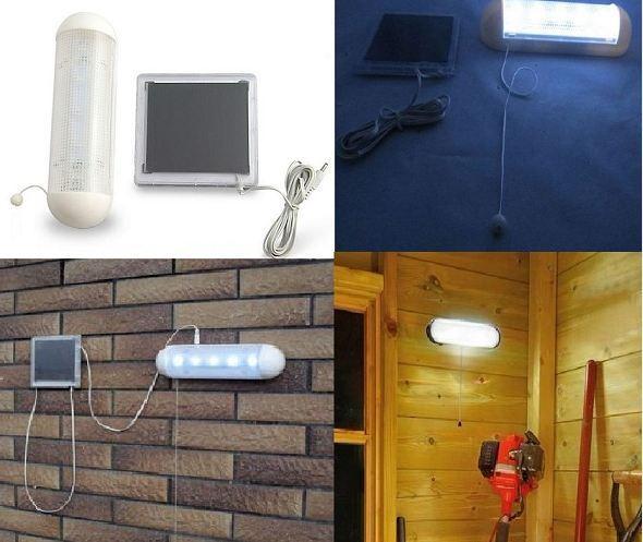 Gambar Lampu dinding 5 LED solar panel / tenaga surya matahari hemat energi dari A2DC Kota Administrasi Jakarta Utara Tokopedia