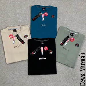 Paket 4PCS 100RIBU Kaos Distro BAHAN SEMI KATUN MOTIF SIMPEL Ready SIZE M-L-XL-XXL-XXXL MIX BRAND Paket 4PCS 100RIBU Kaos Distro BAHAN SEMI KATUN MOTIF SIMPEL Ready SIZE M-L-XL-XXL-XXXL MIX BRAND