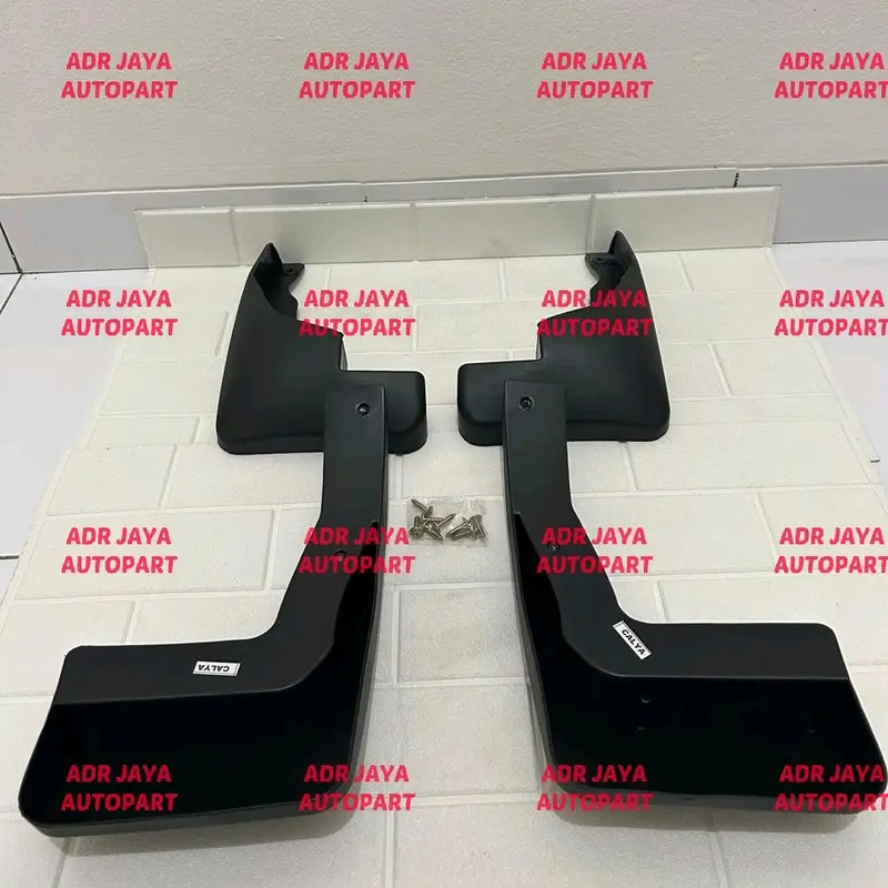 Mudguard/ Karpet Lumpur Calya Sigra 2016 2017 2018 2019 2020 2021 2022 2023 2024 2025 Hitam Free Baut 2