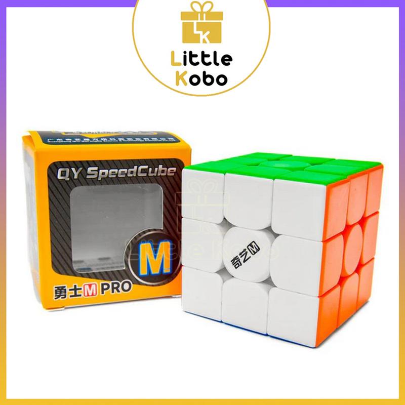   QiYi  Rubik 3x3 QiYi Warrior M Pro 2025 Stickerless Rubic 3x3x3 Có Nam Châm Đồ Chơi Trí Tuệ Trẻ Em 