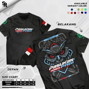 Sukses Rezeki - Pasukan Tembus Pagi Kaos Dewasa Cotton 30s Halus Direct To Film