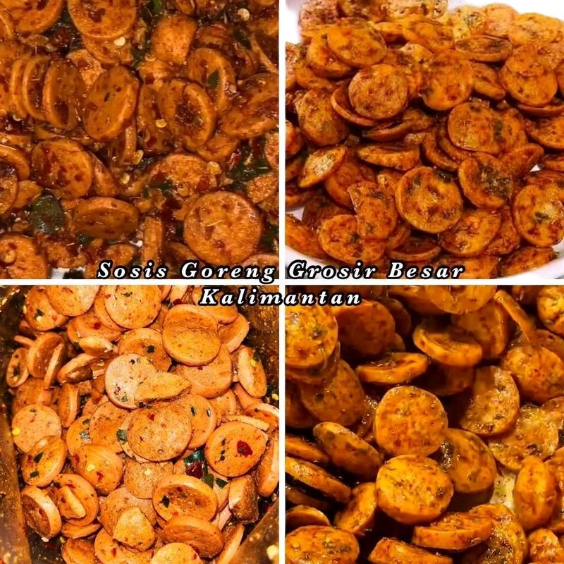 SOSIS GORENG RASA BALADO DAUN JERUK KEMASAN 1 KG Cemilan 0