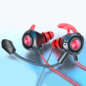G22 Headset Gamer Headphone Wired Earphone Gaming Earbuds With Mic For Pubg PS4 CSGO Casque Bass Peredam Microphone