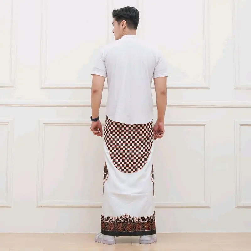 Sarung Batik Dewasa Kain Printing  Motif Wayang Warna Coklat Polikatun  Seragam Muslim Original By Dewan Sarung Indonesia Sarung Batik Pekalongan Biru Nyaman Hitam Pria Santri Navy 1