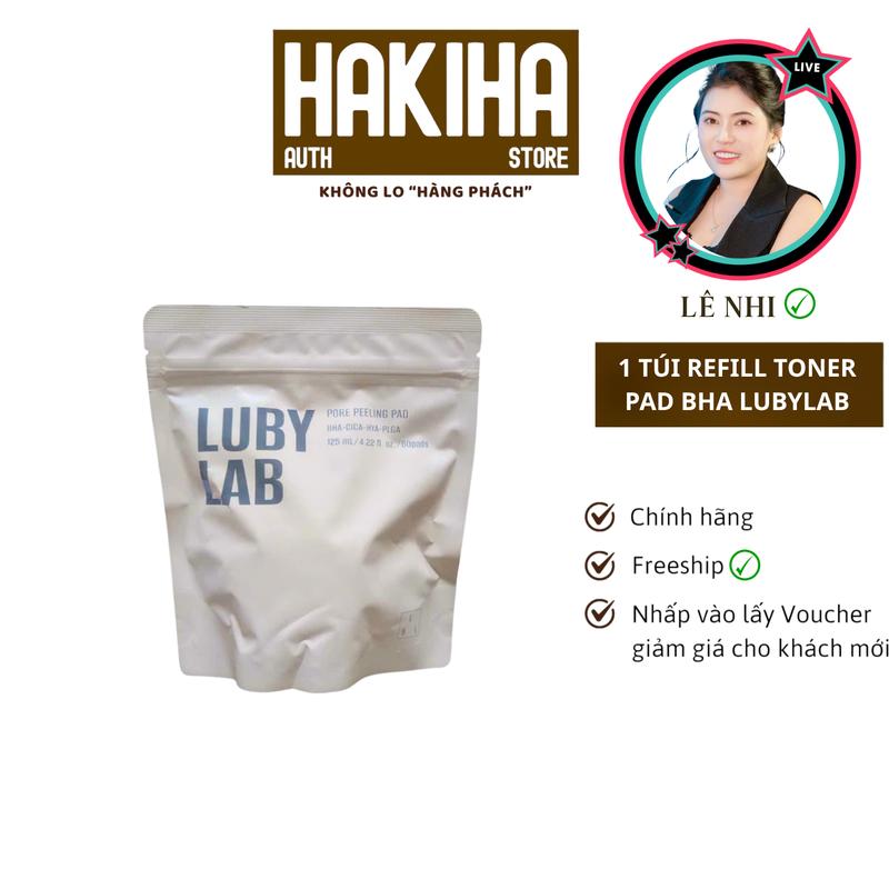Toner Pad BHA Lubylab Pore Peeling Pad 60 Miếng