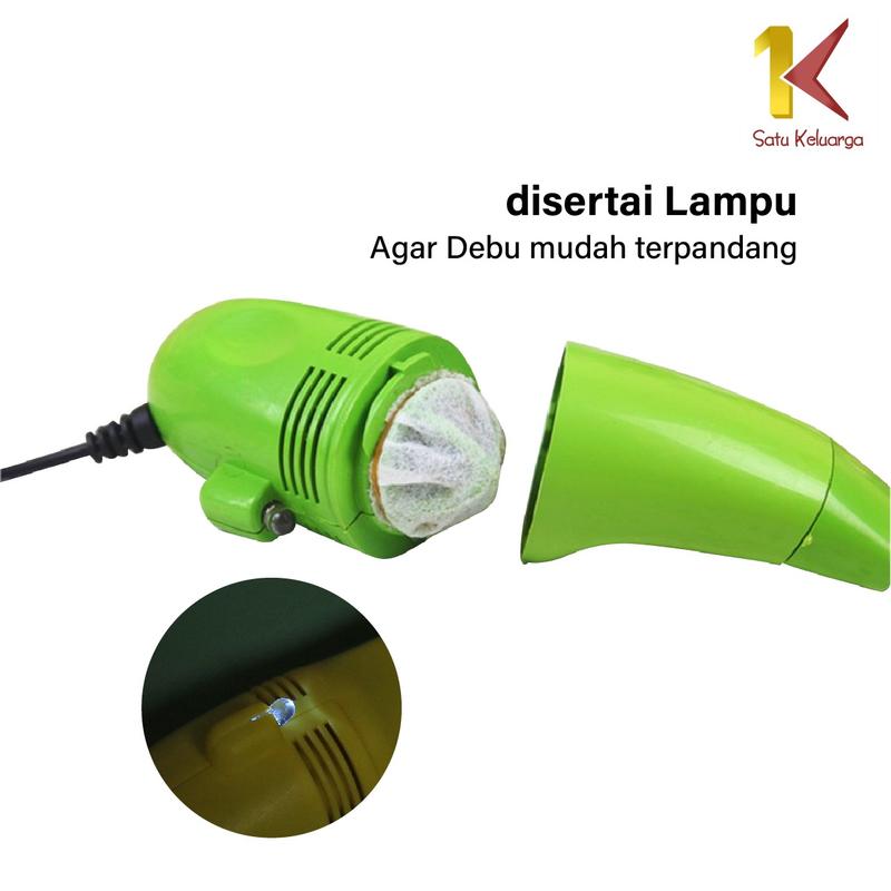 Product Introduction of COD SK C809 Vacum Cleaner Keyboard Laptop Mini USB Portable Sikat Pembersih Debu Kecil 25