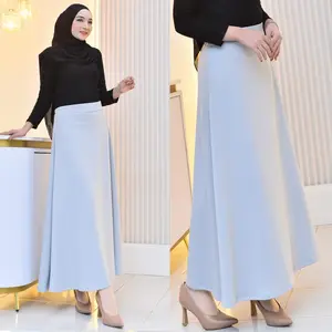 Rok Scuba Premium Rok Payung Wanita Maxi