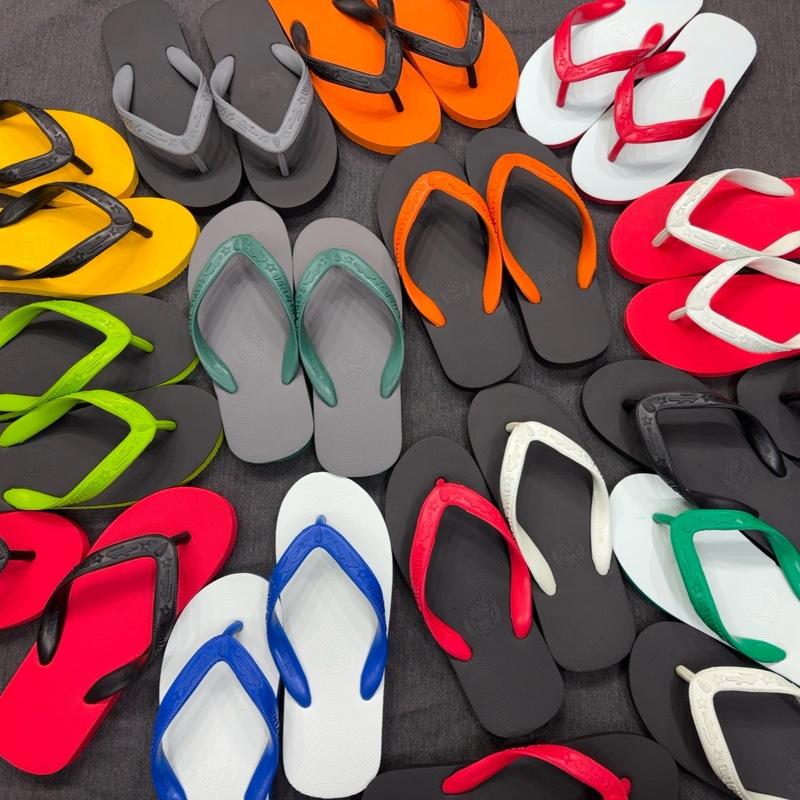 Dép Thái Lan nhiều màu sắc dép cao su xỏ ngón tông lào dép boy phố dép nam đế bằng
