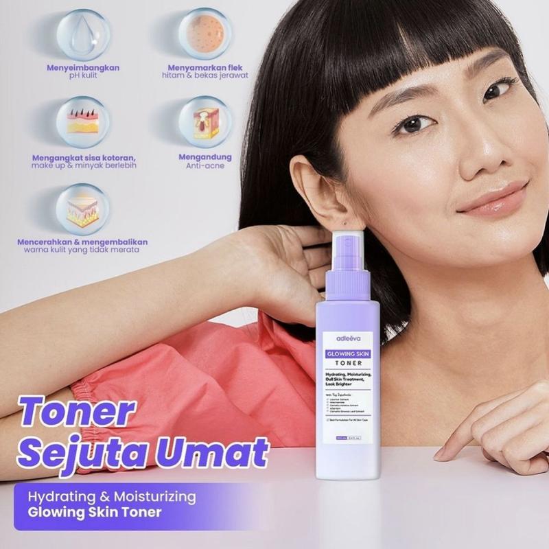 Product Introduction of Adleeva Skincare Glowing Skin Toner Melembabkan Anti Kusam dan Jerawat 100ml 29