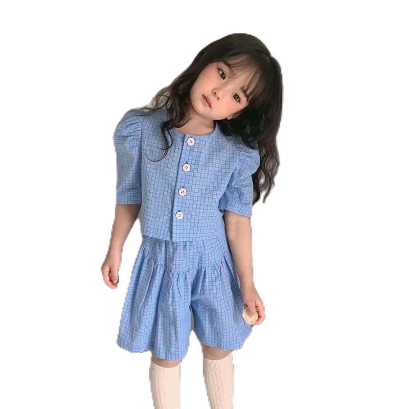 Setelan Anak Perempuan Motif Polkadot Ala Korean Fashion Polala Girl - Pink/Blue/Black (5-10T) 1