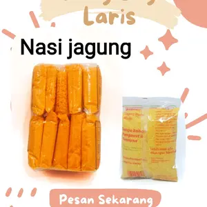 Friend Mega Putra Nasi Jagung Instan 10 pcs Rendah Gula, Kaya Antioksidan Food Rice Makanan pengganti nasi putih Bayi Porang