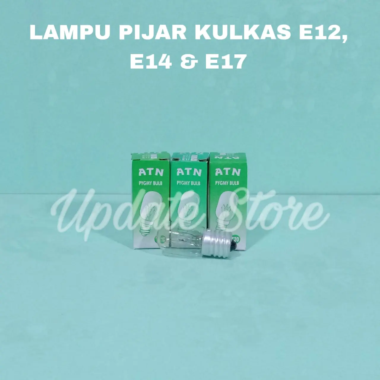 Lampu Pijar Kulkas E12, E14 dan E17 ATN