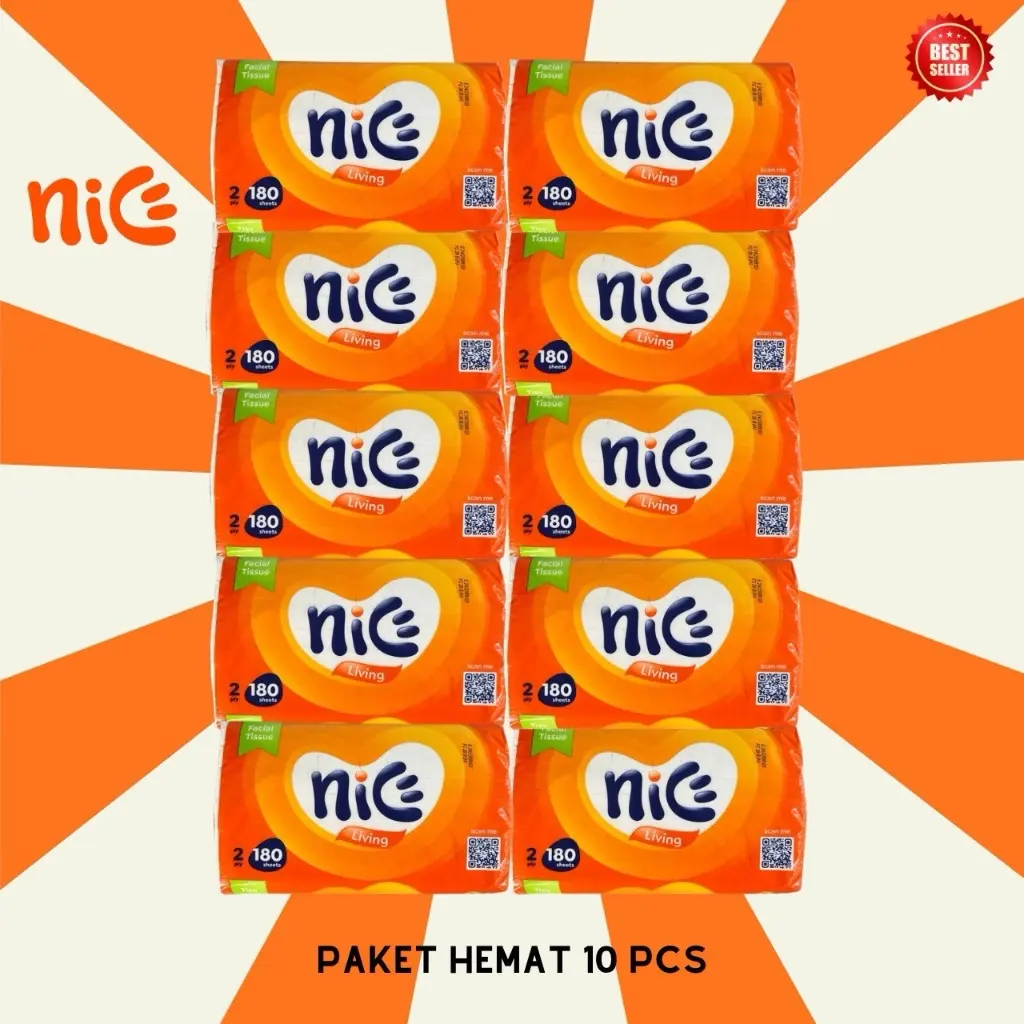 Paket tisu nice 10 pcs promo murah