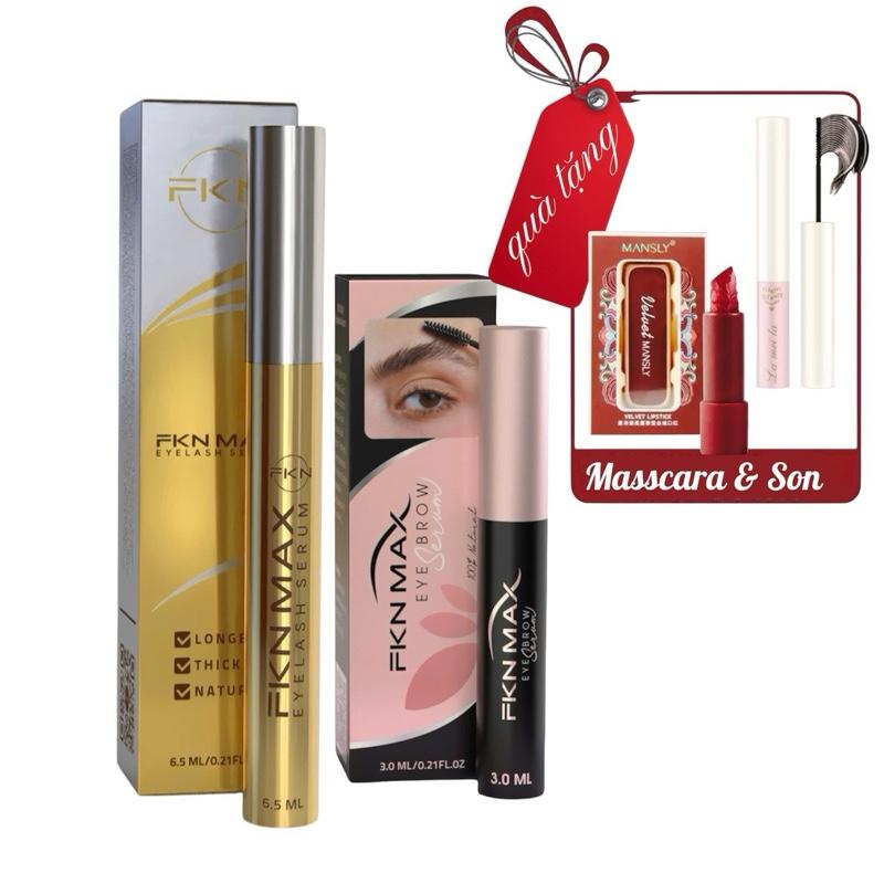 Shop Bình Dương Dưỡng Mi Tặng Dưỡng Mày FKN MAX X5 Cao Cấp. Giúp Mi Mày Chắc Khỏe hỗ trợ cải thiện mi mày thưa ít. Nam nữ đều sử dụng được Mỹ Phẩm Cosmetic masscara