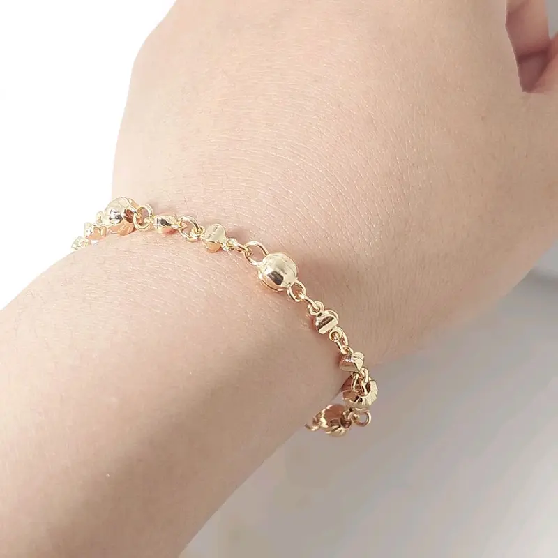 Gelang Rantai Wanita Fashion Biji Ketumbar Model Terbaru - Brand Name Perhiasan Bracelets 0