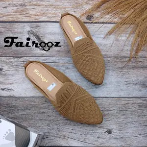 Fairooz - Sandal Wanita Casual Selop Rajut Import NEW MOTIF SF19