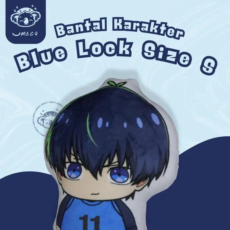 UMECO - Bantal Karakter Anime Blue Lock Size S | Plushie - U075 6