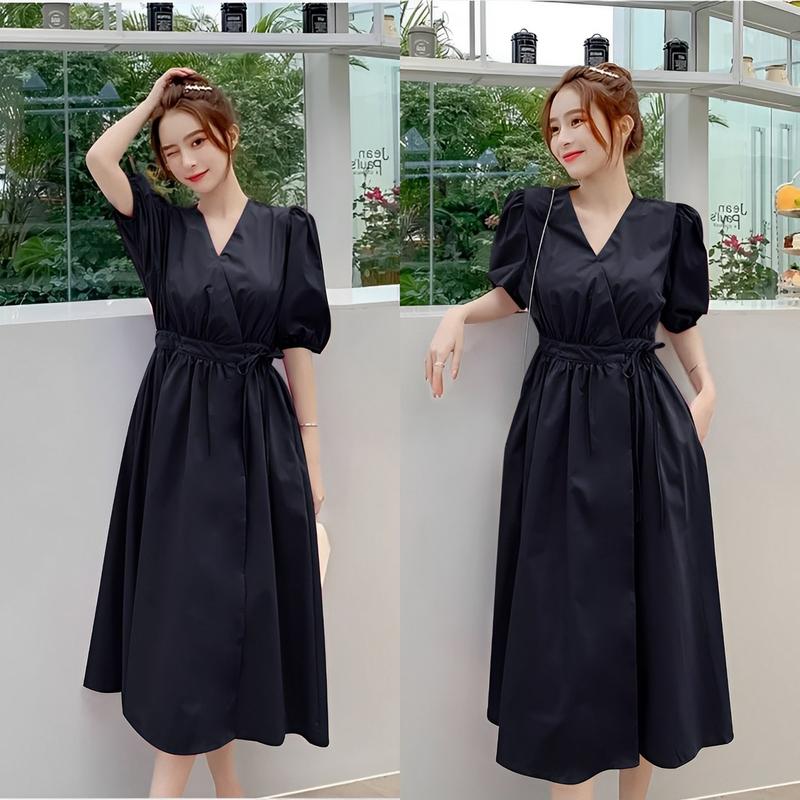 RO Dress Miyuki Big Size XXXL Ld 100 - 120 cm P 120 cm B 308 gr Mosscrepe Viscose #4210 4