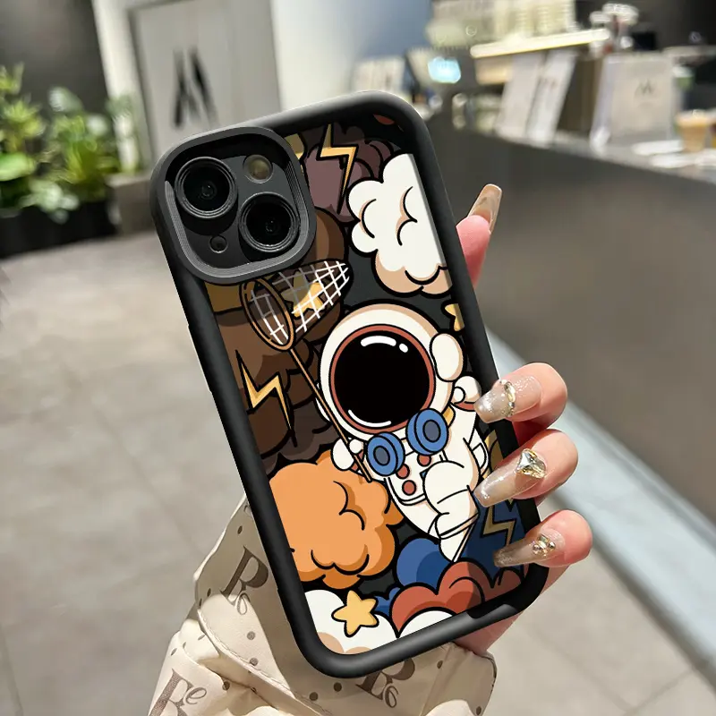 Casing Hp Untuk OPPO A7 OPPO A5s OPPO A12 OPPO A12S A11k Case HP Pola astronot kartun yang lucu Casing pelindung Softcase Kasing Kesing Silikon lunak baru cesing 4