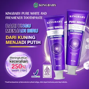 [ʙᴘᴏᴍ] Pasta gigi whitening dengan busa ungu unik yang membantu menjaga kebersihan gigi dan memberikan sensasi segar setiap hari