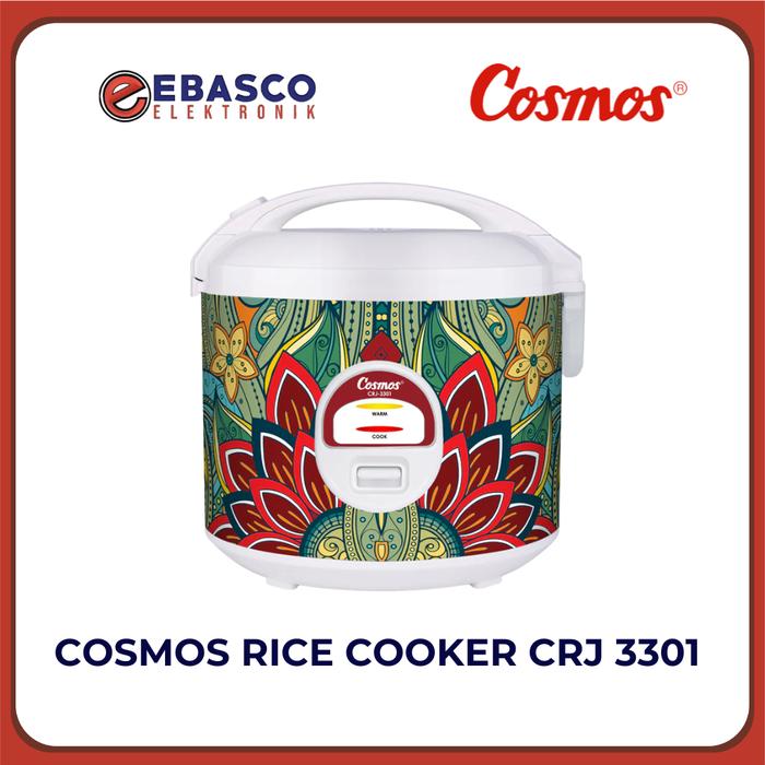 Gambar COSMOS Rice Cooker CRJ 3301 Kapasitas 1,8 Liter Panci Anti Lengket Bergaransi Resmi dari Ebasco Elektronik Kab. Bandung Barat Tokopedia