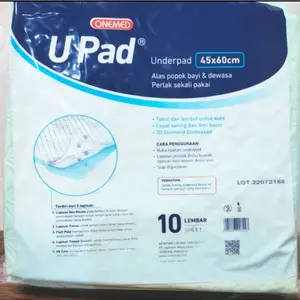 Onemed u pad 1 plastik isi 10 lembar perlak uk 45*60