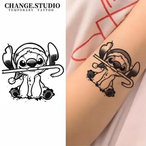 Xăm Dán Tạm Thời Thiết Kế Stitch, Kéo Dài Trong 15 Ngày, Không Thấm Nước, Không Lo Bị Ma Sát, Hình Xăm Dán