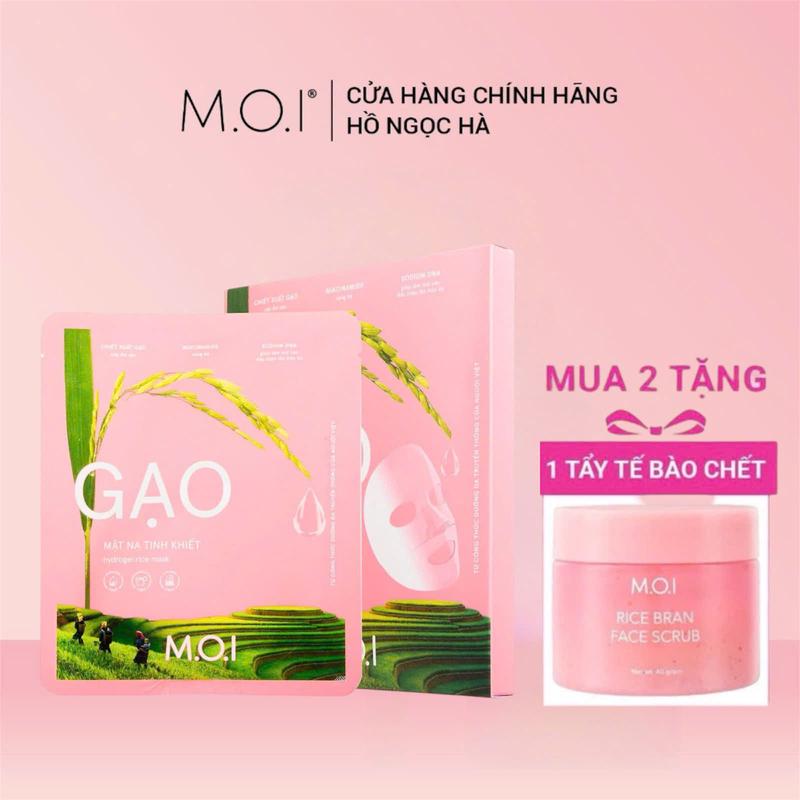 Mặt Nạ Gạo MOI Tinh Khiết Sáng Da - Hydrogel Rice Mask