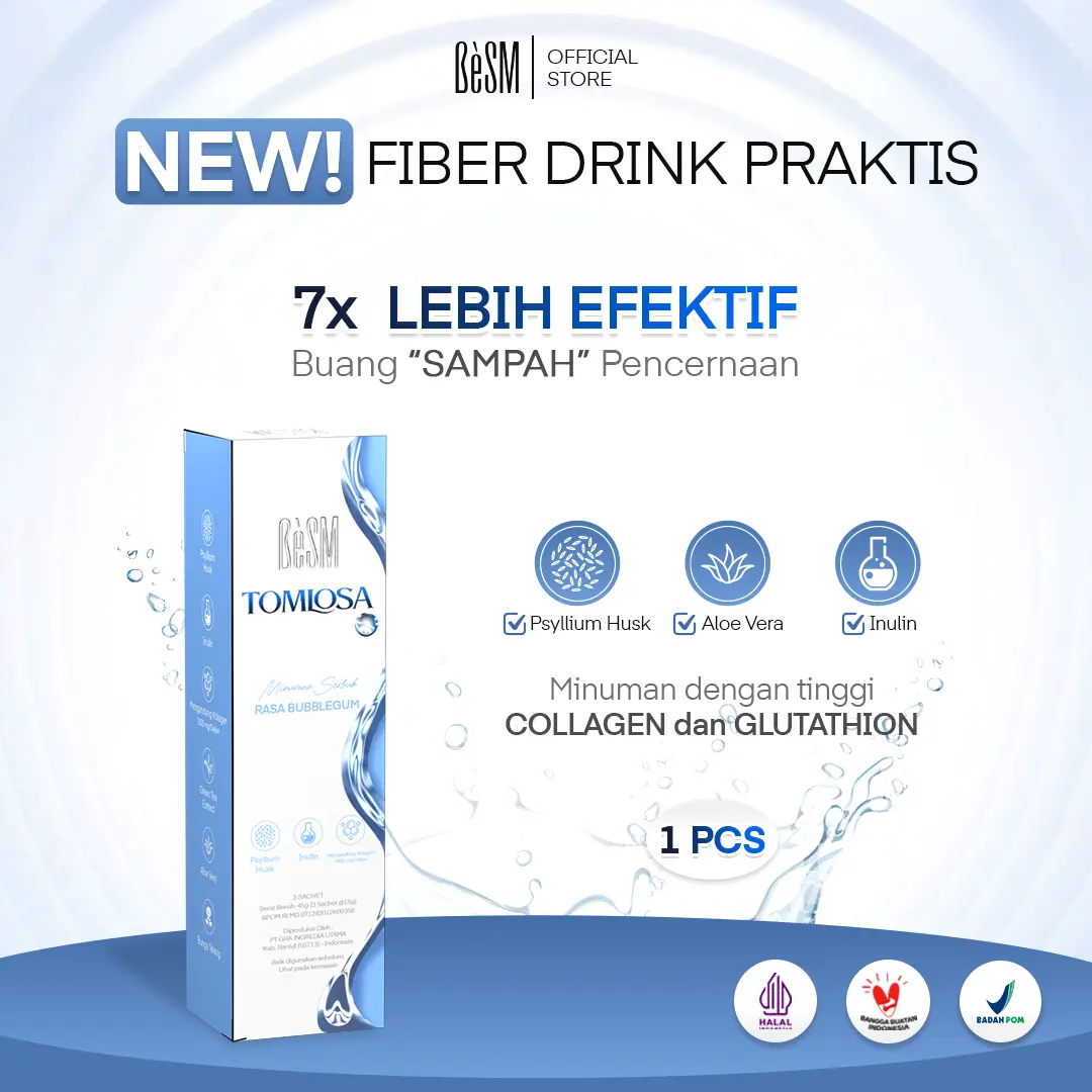 Paket BeSM - Tomlosa Fiber  Box - Fiber Drink Praktis