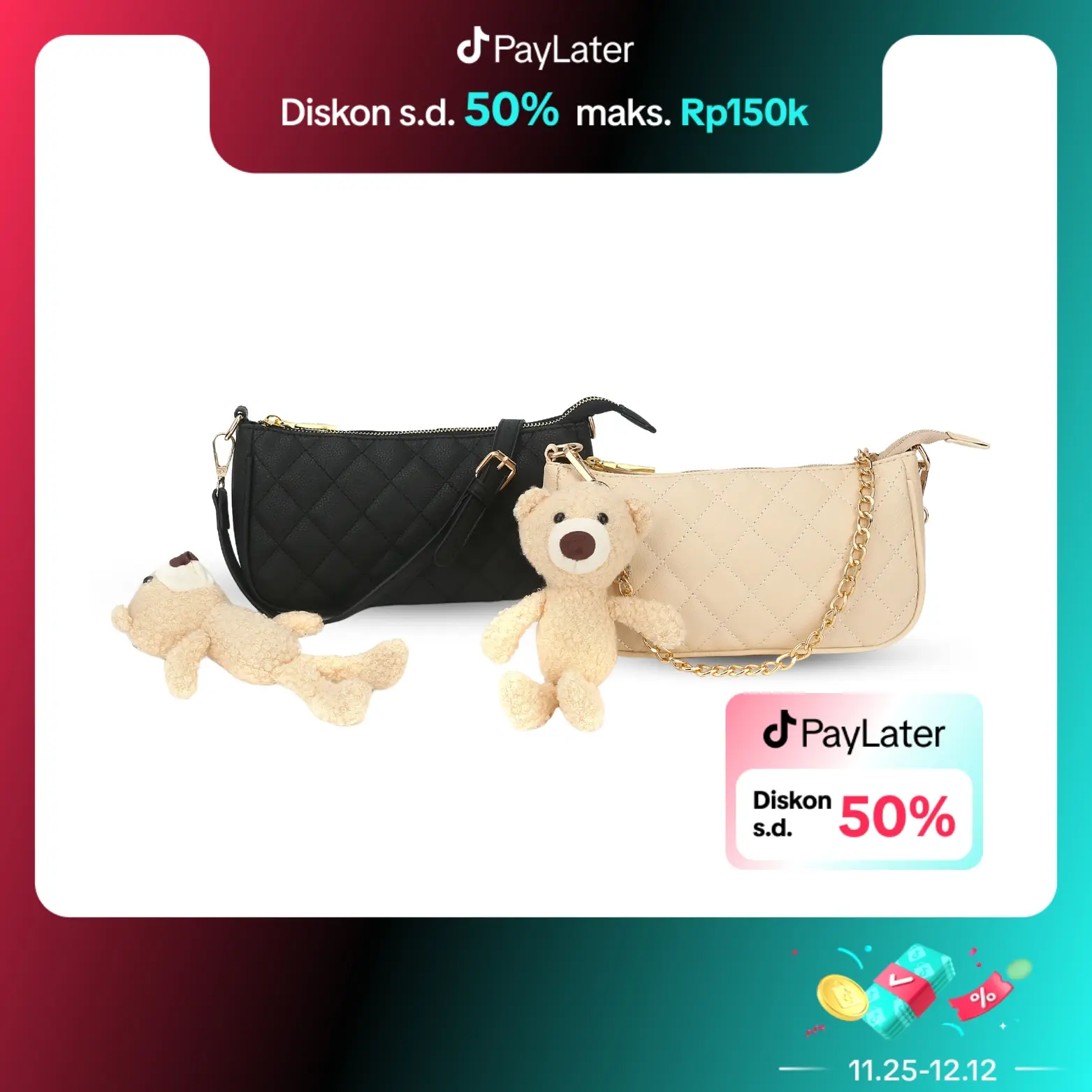 CALVIC KYLIE - Tas bahu rantai / Shoulder bag wanita / Tas bahu wanita / Tas selempang wanita / Tas wanita#2646