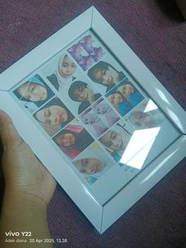 Product Review of ￼KADO GRID Foto Frame + LED | 12 Foto Frame/ GIFT FRAME / Kado Ulangtahun / Wisuda / Graduation/ Pernikahan / Anniversary / Foto GIFT BOX pvc untuk dinding kamar tidur unicorn wallpaper from s**w 2
